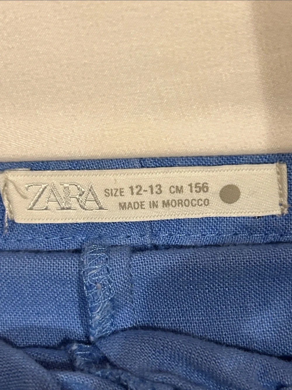 Zara Light Blue Wide-Leg Jumpsuit Set
